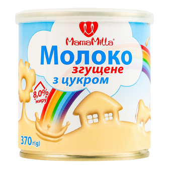 Молоко згущ.з цук.8% MamaMilla з/б 370г