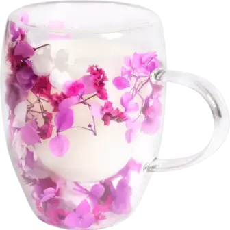 Чашка скляна арт. 25KA0352