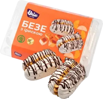 Тістечко Ukie Sweets Безе-Крем з ірискою 130 г