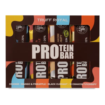 Набір батончиків Truff Royal протеїнові асорті (4*30г)