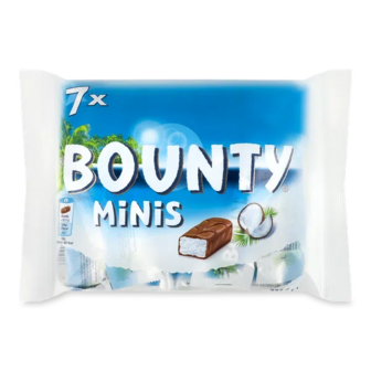 Батончики Bounty Minis шоколадні (227г)