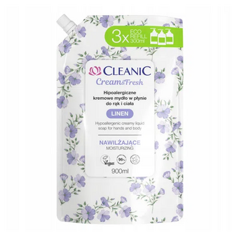 Крем-мило рідке Cleanic Linen для рук і тіла (900мл)