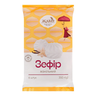 Зефір Жако Ванільний 350 г (4820078262546)