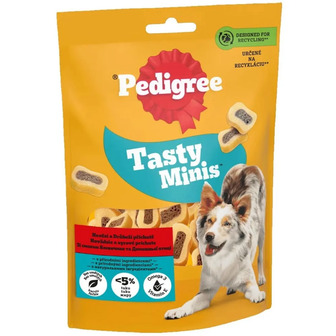 Ласощі для собак Pedigree Tasty Minis яловичина та домашня птиця 155 г (5998749133767)