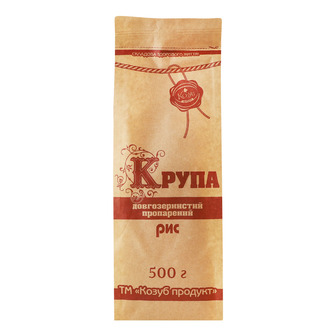 Рис Козуб довгозернистий пропарений 500 г (4820094537703)