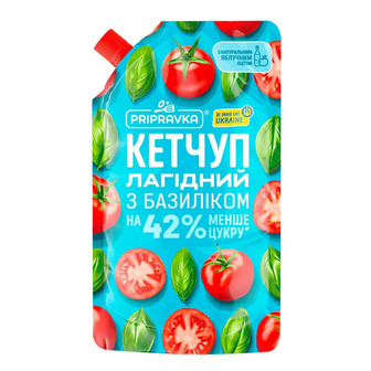 Кетчуп Pripravka Лагідний з базиліком 250 г