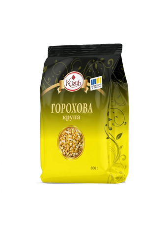 Крупа горохова Козуб розколота 800 г (4820286230283)