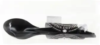 Ложка столова пластикова Чорна перлина 6 шт