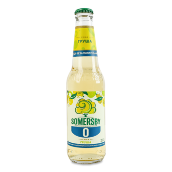 Сидр безалкогольний смак Груша 0,33л скло Somersby