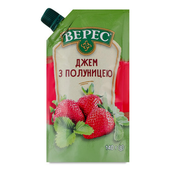 Джем Верес з полуницею 140 г (4823105407910)
