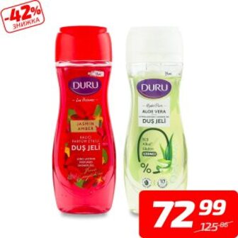 Гель для душу в асортименті, ТМ «Duru», 450 мл