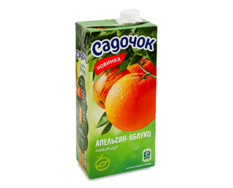 Нектар Садочок апельсиново-яблучний неосвітлений (0,95л)