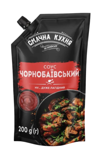 Соус СМАЧНА КУХНЯ Чорнобаївський дой/пак з дозатором 200г