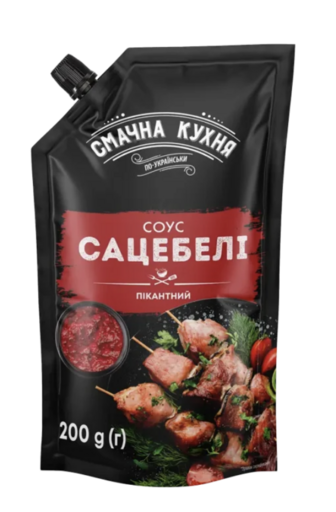 Соус СМАЧНА КУХНЯ Сацебелі дой/пак з дозатором 200г