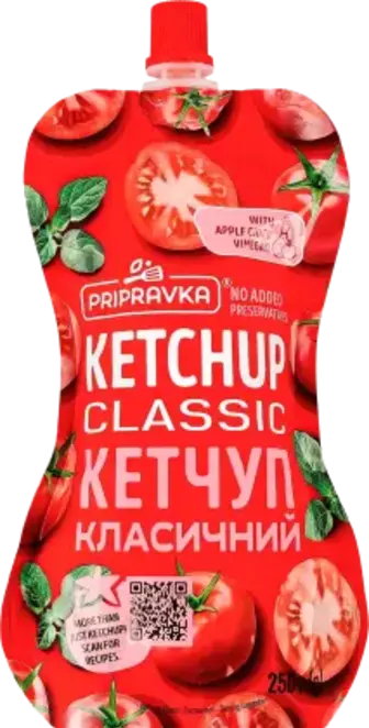 Кетчуп Pripravka Класичний 250 г