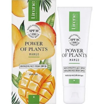 Крем Lirene Power of Plants Манго Заряджаючий SPF 30 50 мл (5900717774315)