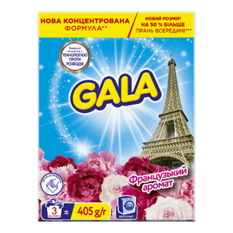 Порошок пральний Gala Аква-Пудра Французький аромат автомат 405г (405г)