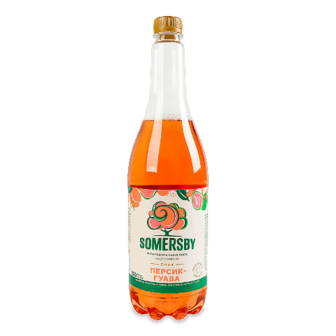 Сидр Somersby смак персик-гуава солодкий 0,95л (0,95л)