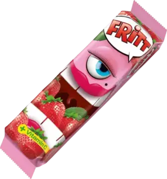 Цукерки Fritt Strawberry жувальні зі смаком полуниці 70 г