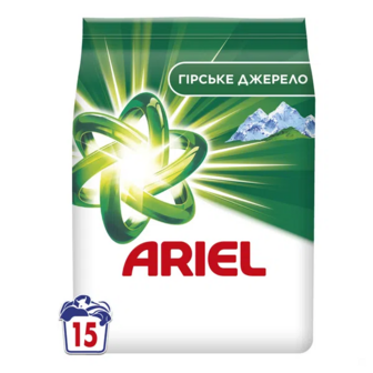 Порошок пральний Ariel Аква-Пудра Гірське джерело (2,1кг)