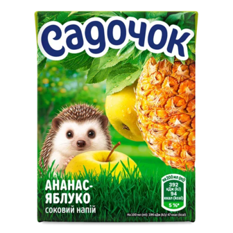 Напій соковий Садочок ананасово-яблучний (200мл)
