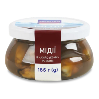 Мідії Norven в Азійському розсолі (185г)