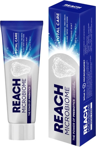 Зубна паста Reach Microbiome Total Care Toothpaste Повний догляд з пробіотиками 120 г (8801051218640)
