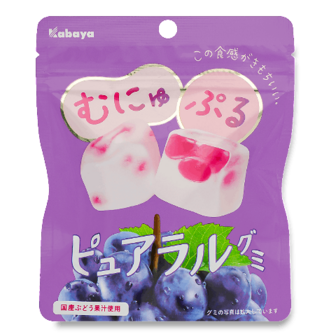 Цукерки Pure&Natural зі смаком винограду жувальні 58г (58г)
