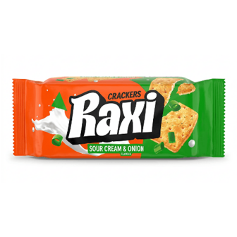 Крекер Raxi з ароматом сметани та цибулі 72г (72г)