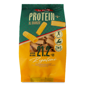 Вироби макаронні La Pasta Per Primi Rigatoni Prot 300г (300г)