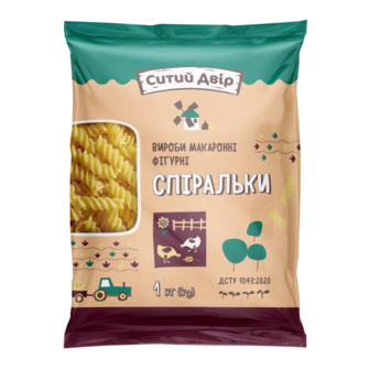 Вироби макаронні Ситий двір Спіральки (1кг)