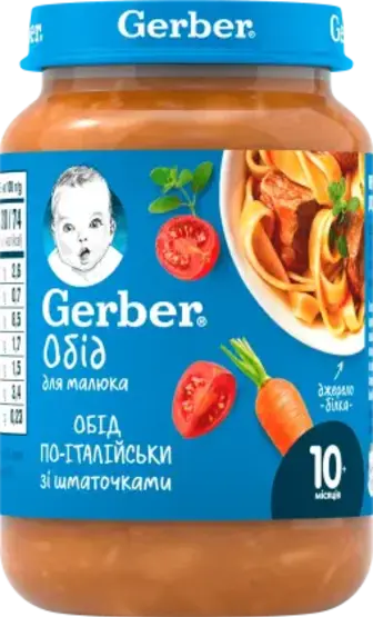 Пюре Gerber По-італійськи 190 г