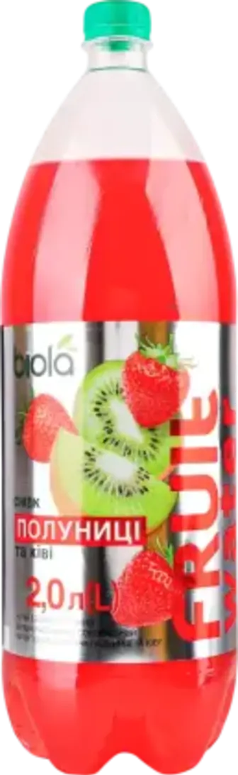 Напій Biola Fruit Water Полуниця та ківі 2 л