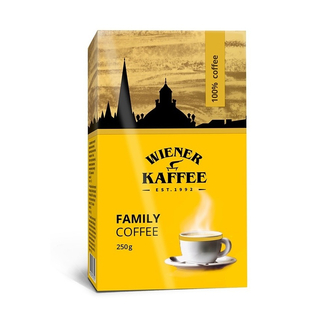 Кава 250 г Lvivska Family Coffee смажена мелена першого гатунку вак/уп 