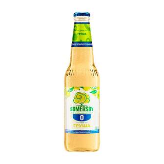 Сидр безалкогольний 0,33л Somersby смак Груша ск/пл 