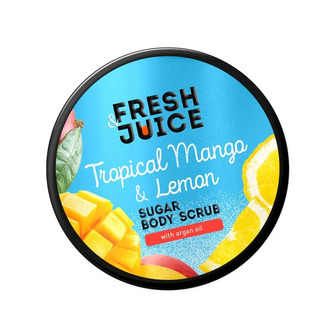 Скраб цукровий для тіла Fresh Juice Tropical Mango u0026 Lemon, 200 мл (4823015946196)