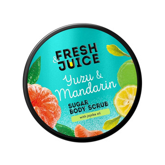 Скраб цукровий для тіла Fresh Juice Yuzu u0026 Mandarin, 200 мл (4823015946202)