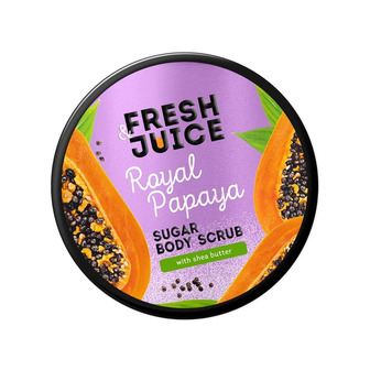 Скраб цукровий для тіла Fresh Juice Royal Papaya, 200 мл (4823015946165)