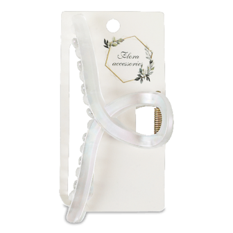 Заколка Flora accessories Краб фігурний велика в асортименті шт