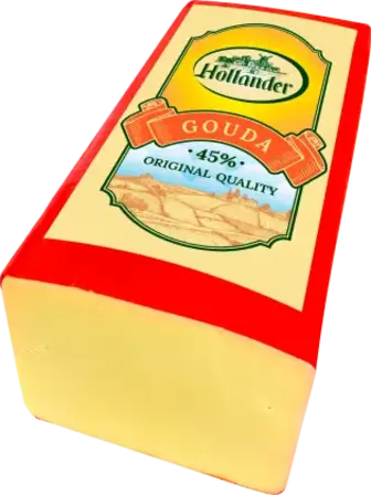 Сир Hollander Гауда 45% ваговий