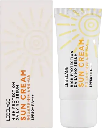 Сонцезахисний крем Lebelage High Protection Daily No Sebum для обличчя SPF 50+ PA+++ 30 мл