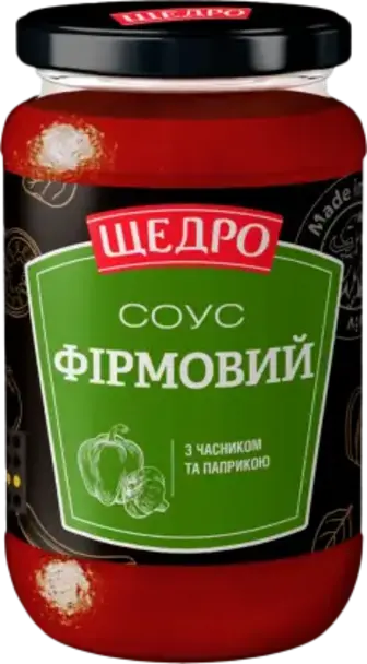 Соус Щедро Фірмовий 370 г