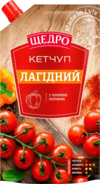Кетчуп Щедро Лагідний 360 г
