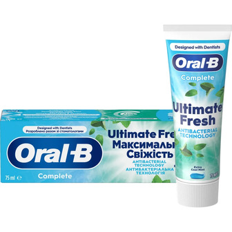 Зубна паста Oral-B Complete Абсолютна свіжість Екстрапрохолодна м'ята 75 мл (8006530254854)