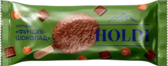 Морозиво Holdi Фундук та Шоколад в молочному шоколаді 60 г