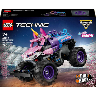 Конструктор LEGO Technic Monster Jam Sparkle Smash з приводом типу pull-back 243 деталі (42220)