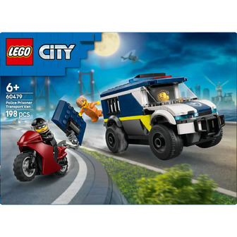 Конструктор LEGO City Поліцейський фургон для перевезення в'язнів 198 деталей (60479)