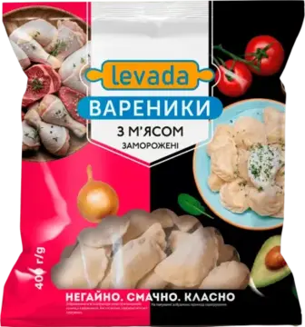 Вареники Levada з м'ясом 400 г