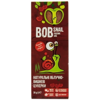 РАВЛИК БОБ цукерки яблуко-вишня 30г
