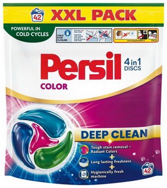 Диски Persil Deep Clean Color для прання 42шт*16.5г 693г